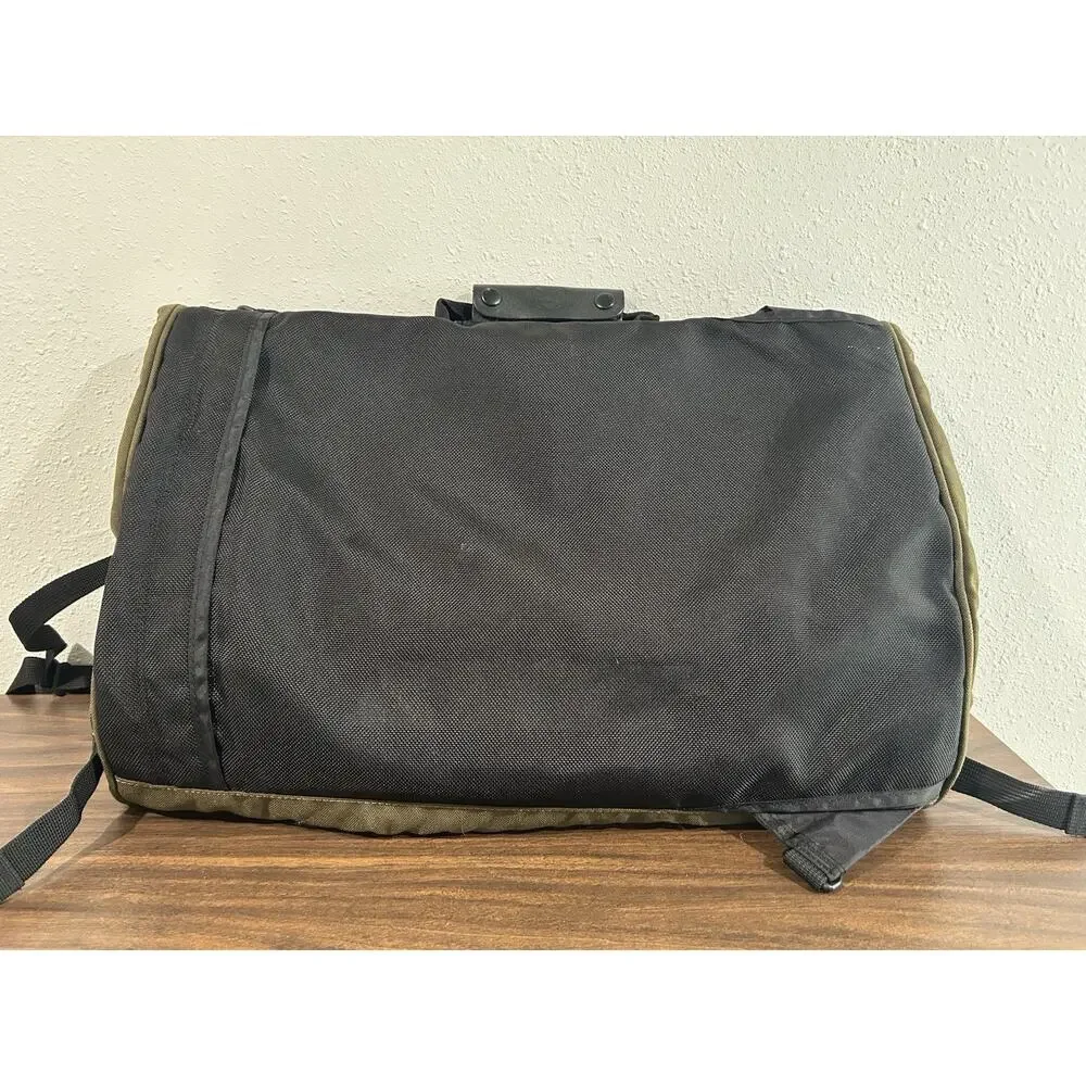 Kelty Pangaea Convertible Garment Bag Travel Luggage Tri Fold Green Zip Pockets